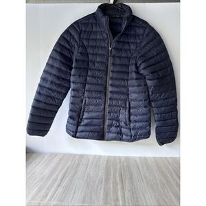 Warm Down Lightweight Jacket Natural Reflections Field Jacket Size‎ S Navy